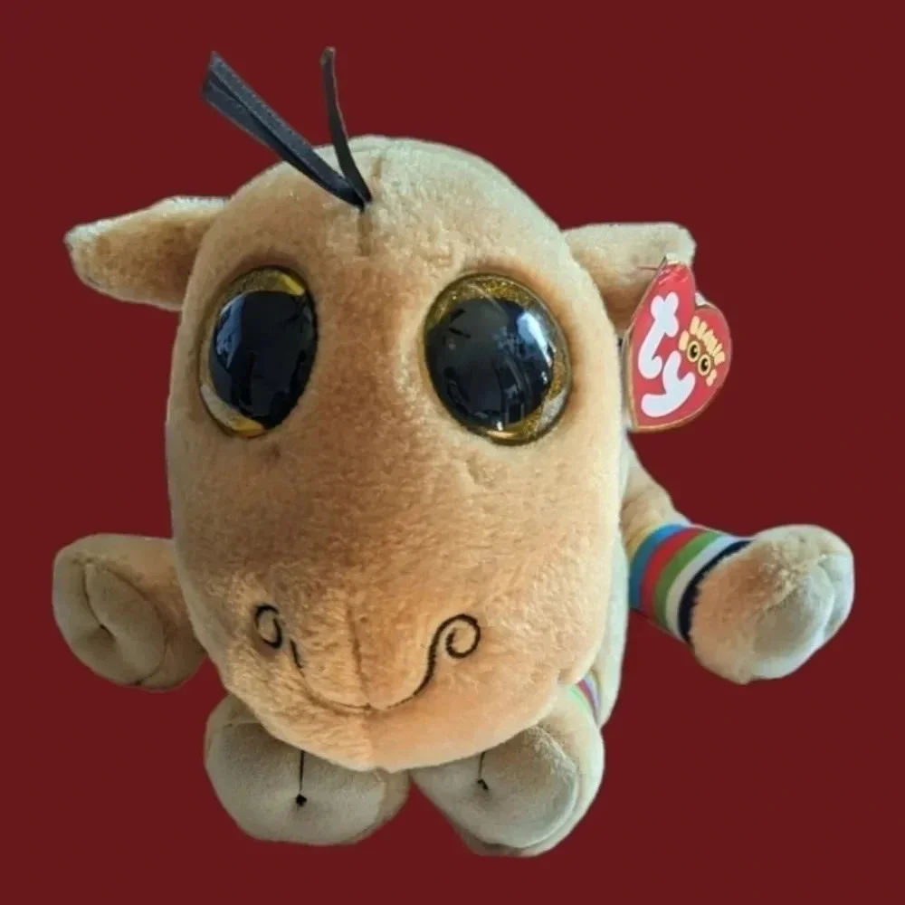 TY beanie boo jamal camel plush 6